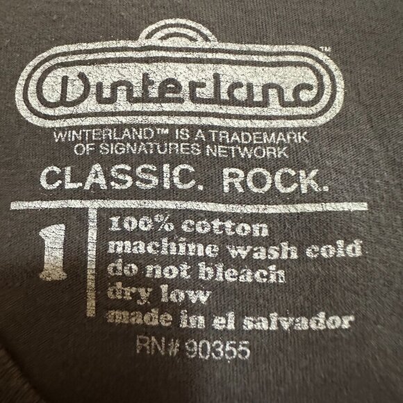 The Who Classic Rock Bank Men's Gray T Shirt Large Winterland - Picture 2 of 4